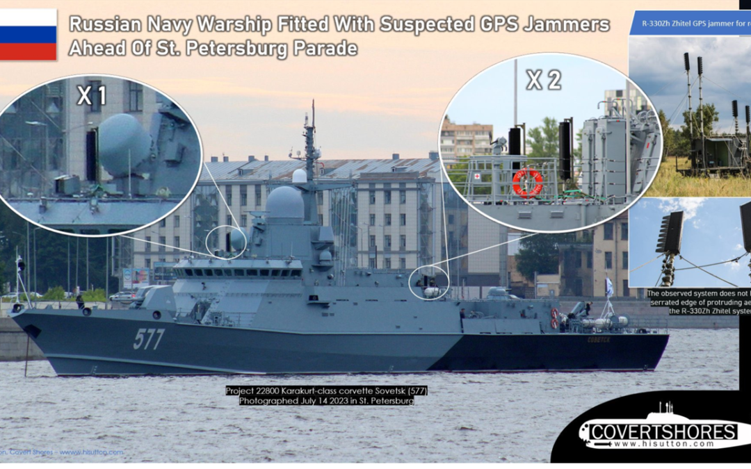 Russia jamming St. Petersburg to protect Navy Day?