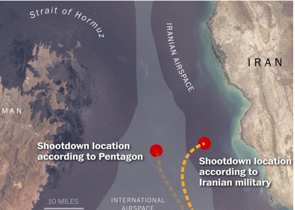 Mantle Restrict Medal Drone Shoot Down - Did Iran Spoof It Then Shoot It? - Updated 27 June 2019  - RNTF