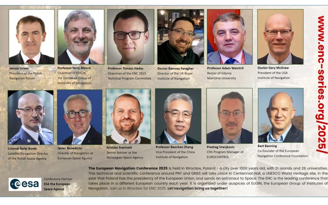 European Navigation Conf, 21 – 23 May, Wroclaw, Poland