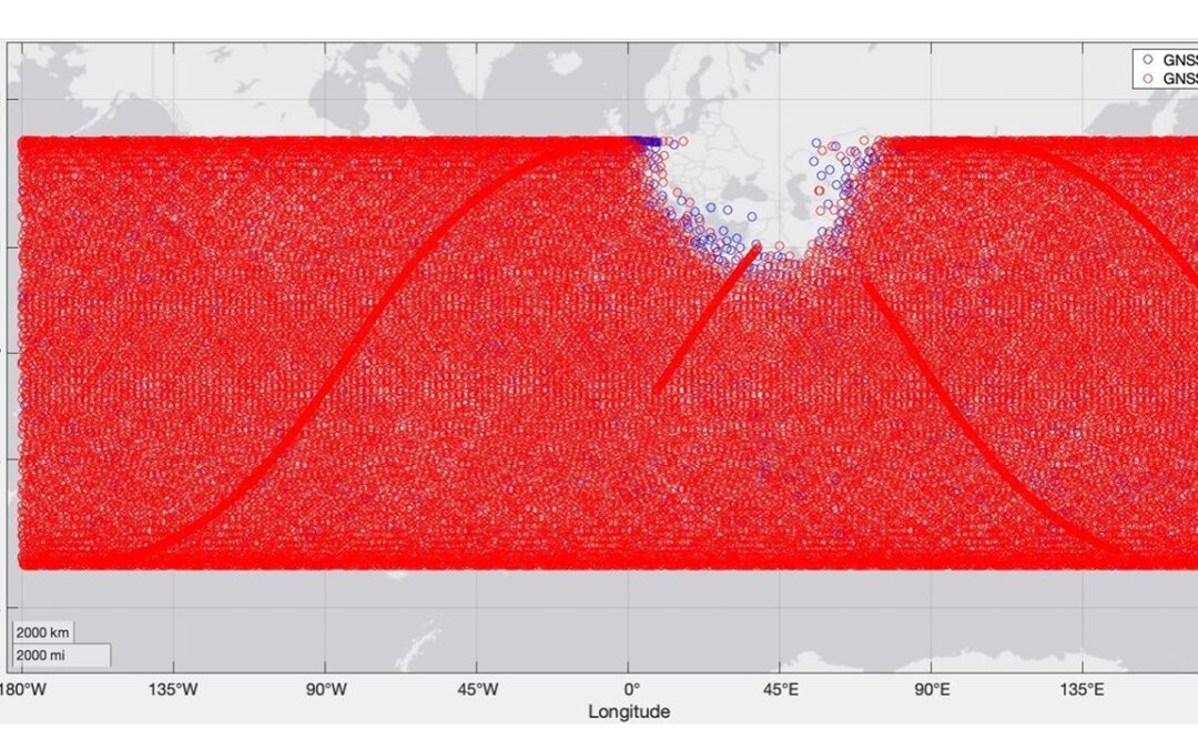 Conflict GPS jamming impacting LEO satellites