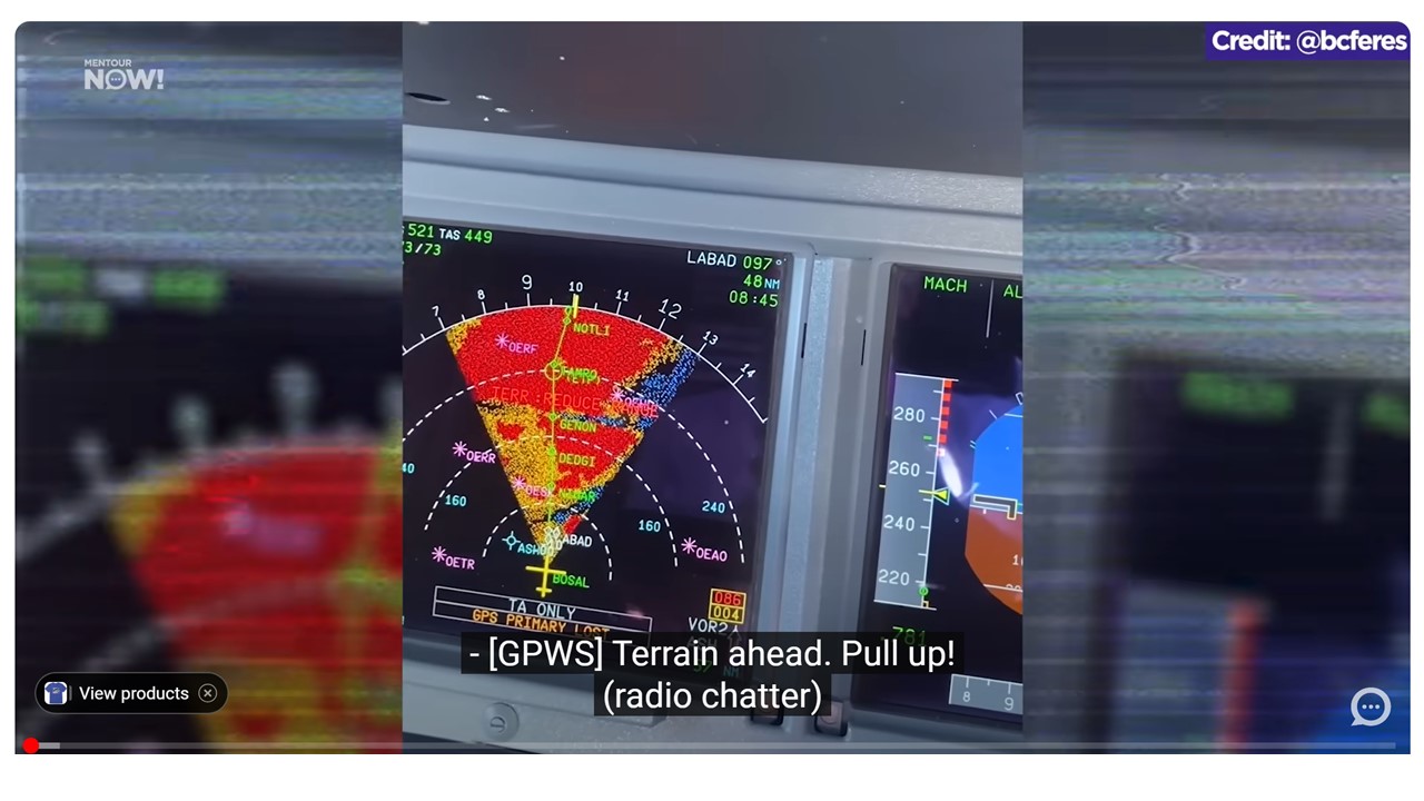 MentourNow aircraft radar