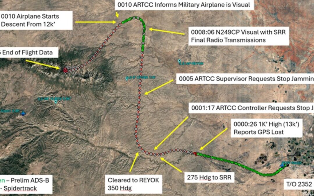 GPS jamming active when King Air struck mountain – AOPA