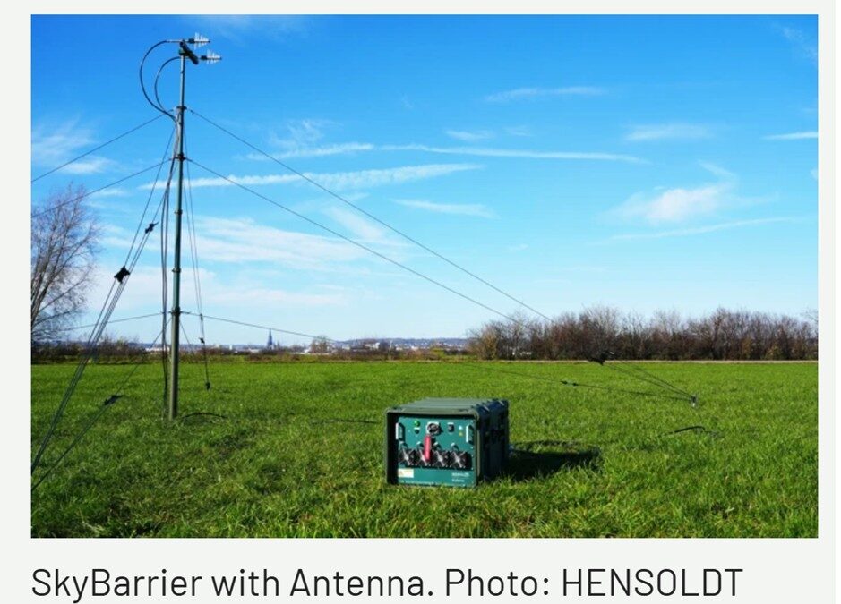 HENSOLDT presents SkyBarrier: a mobile broadband jammer for satellite-based navigation signals