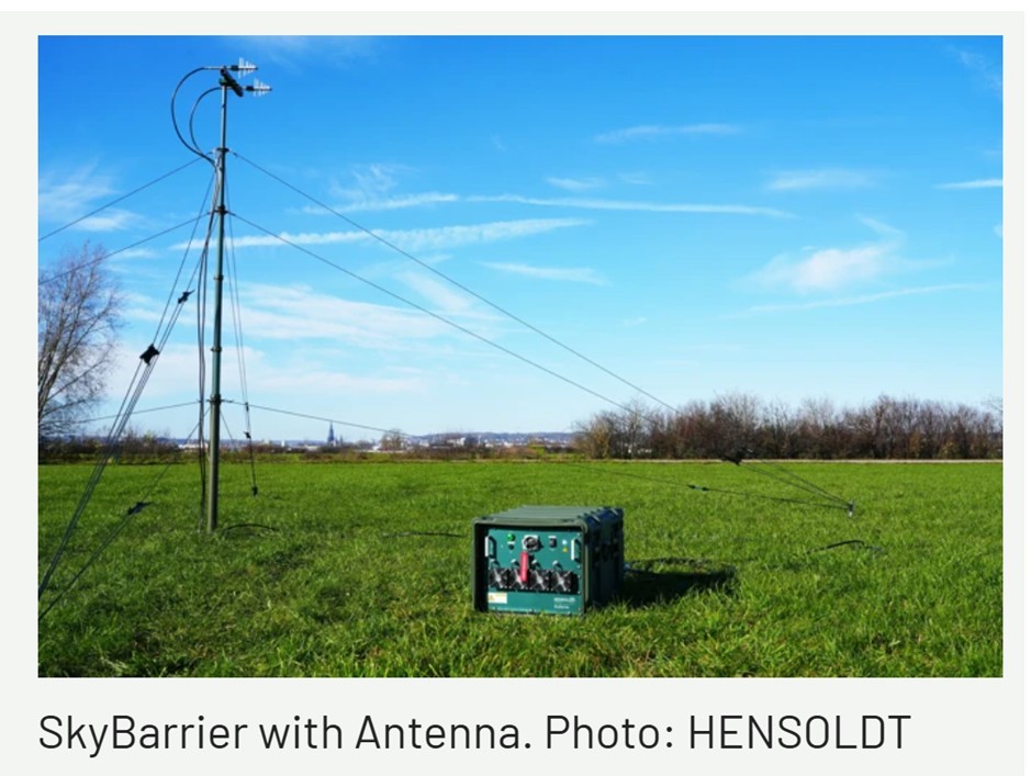 HENSOLDT presents SkyBarrier: a mobile broadband jammer for satellite-based navigation signals