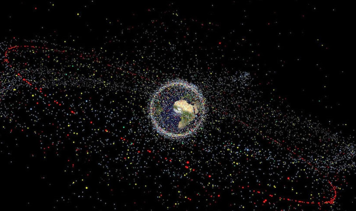 Space debris ESA Image