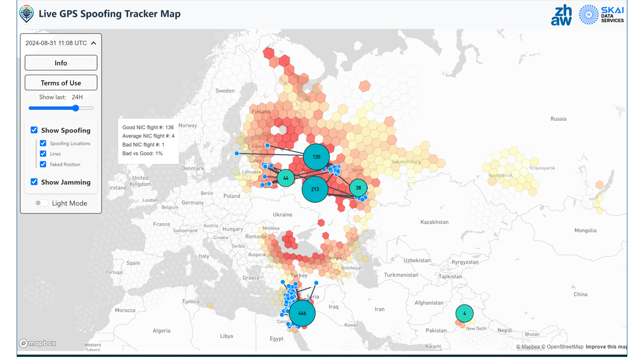 Spoof map 31 Aug 24
