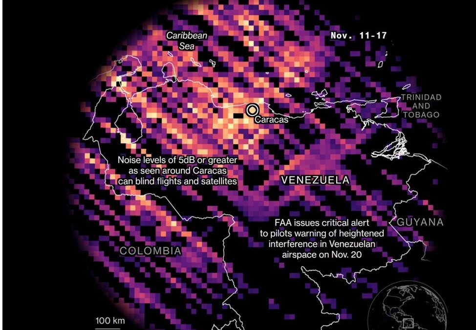 GPS Interference Snarls Venezuela as US Warns of Hazardous Skies – Bloomberg