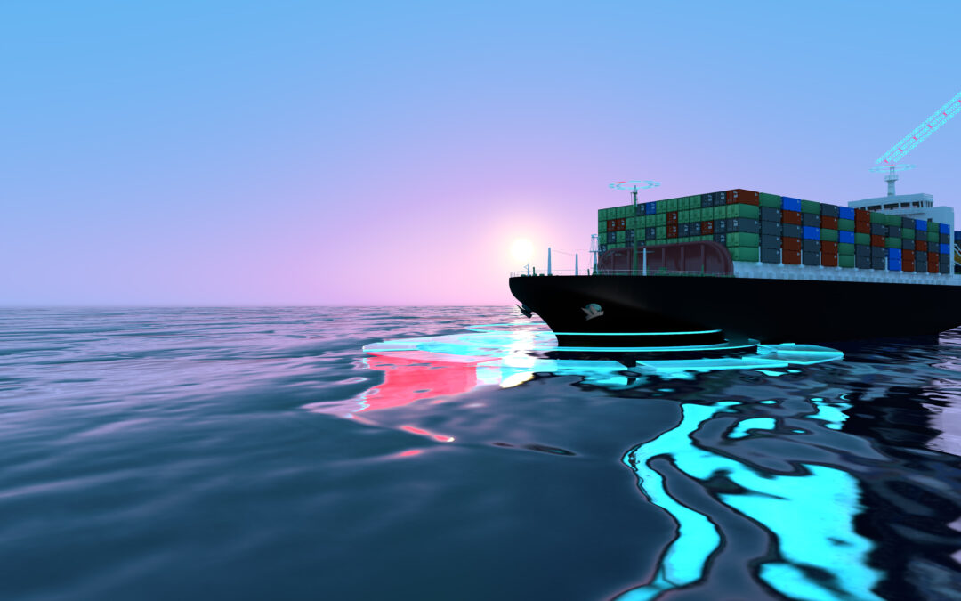 Crewless container ships (and oil spills?) appear on the horizon